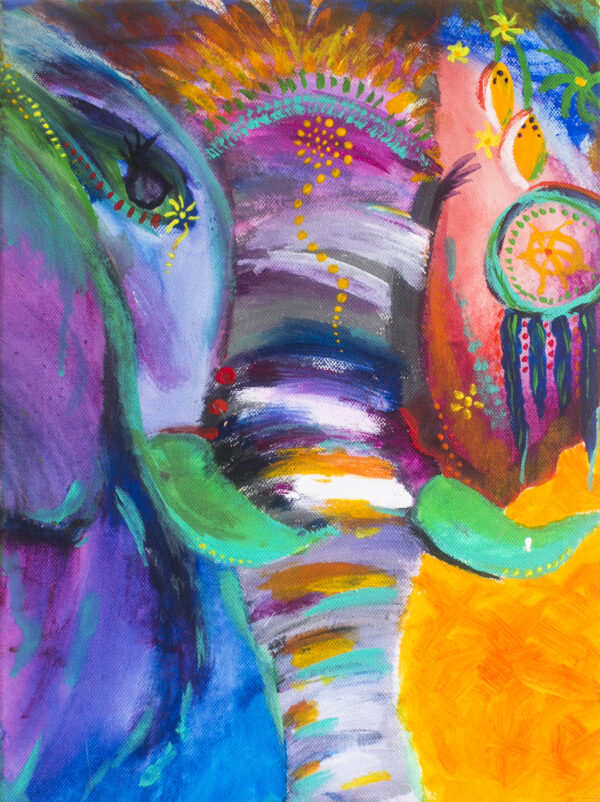 the elephant greeting card